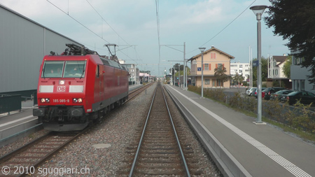 Vista dalla cabina - DB BR 185